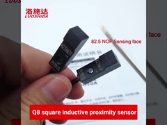 De kleine Rechthoekige Aanleidinggevende Sensor gelijkstroom 3 Draad 8x8 van de Nabijheidsschakelaar voor Metaaldetector