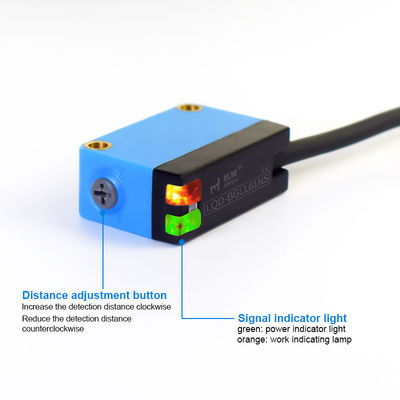 NPN PNP 30-100mm foto-elektrische schakelaar IP65 DC10-30V 4-draads BGLL61NS Laser Foto-elektrische Optische Sensoren voor NCN Machines