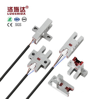 Metal Slot Type Photoelectric Sensor 5mm Slot Width NPN/PNP DC 5-24V High Speed
